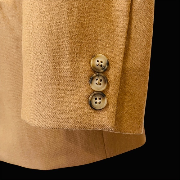 Gorgeous Pendleton Vintage 100% Virgin Wool Blazer Camel Jacket Women's 14 - Picture 7 of 9